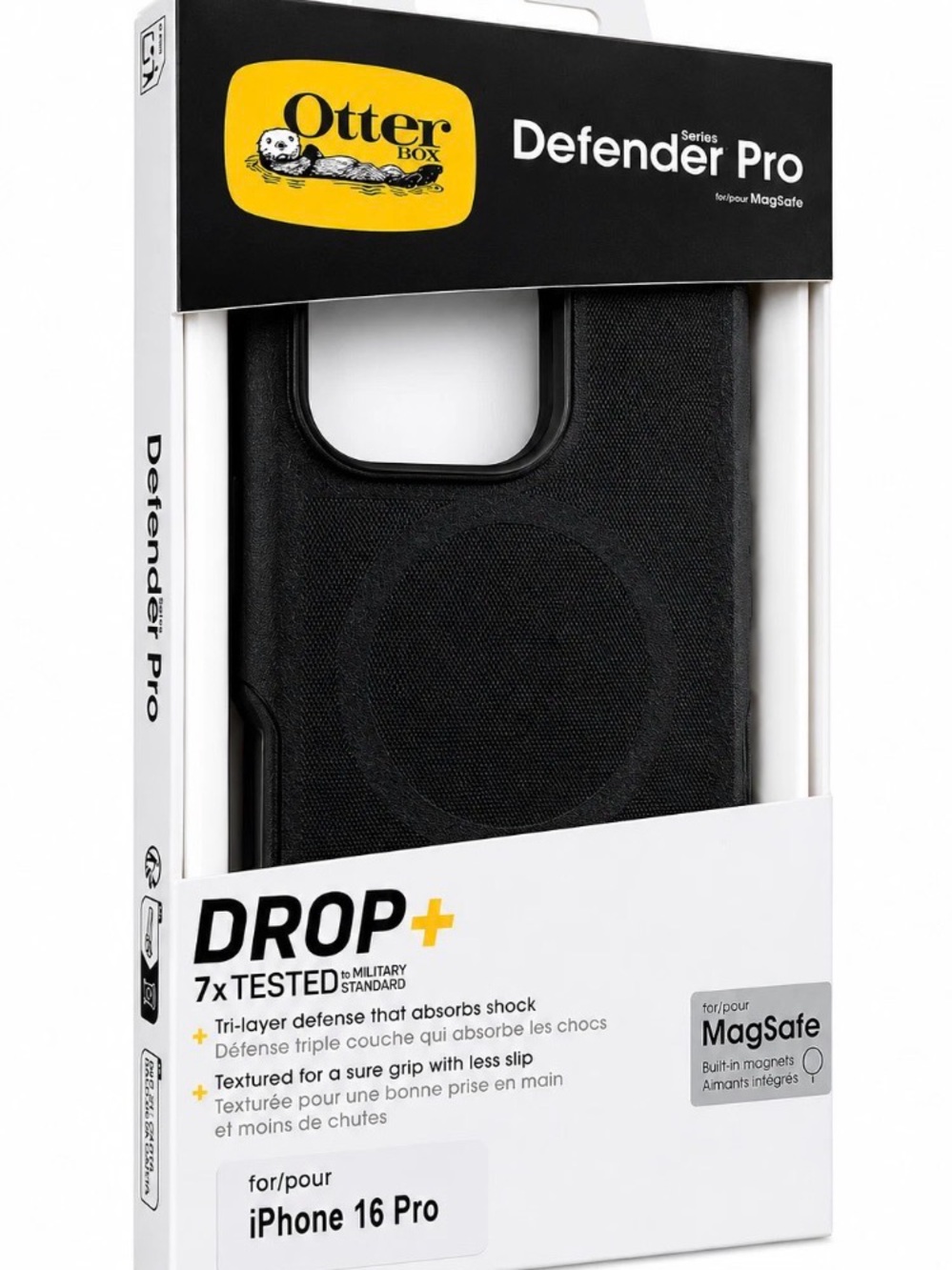 OtterBox Defender Series Pro MagSafe Case for Apple iPhone 16 Pro Black case NEW